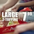 Large 2-Topping Pizza for $7.99 12 default large