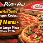 Pizza Hut Deals Coupon Codes 7 Menu Free Large Pizza Offers 2026