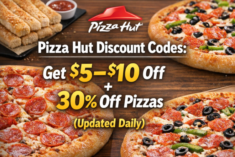Pizza Hut Discount Codes Get 5–10 Off 30 Off Pizzas Updated Daily