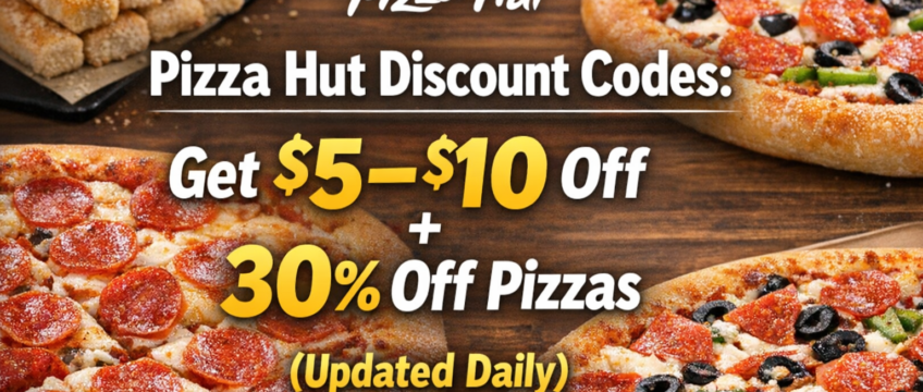 Pizza Hut Discount Codes Get 5–10 Off 30 Off Pizzas Updated Daily