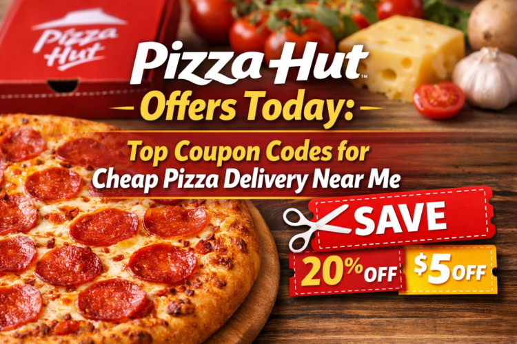 Pizza Hut Offers Today Top Coupon Codes for Cheap Pizza Delivery Near Me