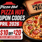Top Pizza Hut Coupon Codes April 2026 with $10 Off $20 Pizza Hut Coupon Code 3 Top Pizza Hut Coupon Codes April 2026 with 10 Off 20 Pizza Hut Coupon Code